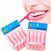 25pcs Oral Hygiene Dental Flosser Sticks Dental Water Teeth Floss Flosser Teeth Pick Tooth Picks