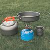Туристические аксессуары Газовая плита Портативная для кемпинга на открытом воздухе Сверхлегкая для пикника Приготовление пищи Кемпинговая плита Печь для выживания
