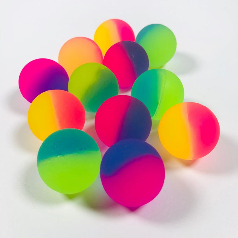 1 шт. детский цветной прыгающий мяч для мальчиков резиновые детские спортивные игры эластичные прыгающие мячи 25 мм двухцветный эластичный мяч игрушка