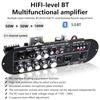 Плата усилителя Bluetooth 2.1-канальная D800, выходная мощность 50 Вт+50 Вт+100 Вт, с Bluetooth 5.0, AUX+MIC, FM+USB+TF-карта