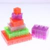 38/68/100 шт. Цветные магнитные строительные блоки, кубики, игрушки для изысканных праздничных подарков, магнитные квадратные строительные блоки