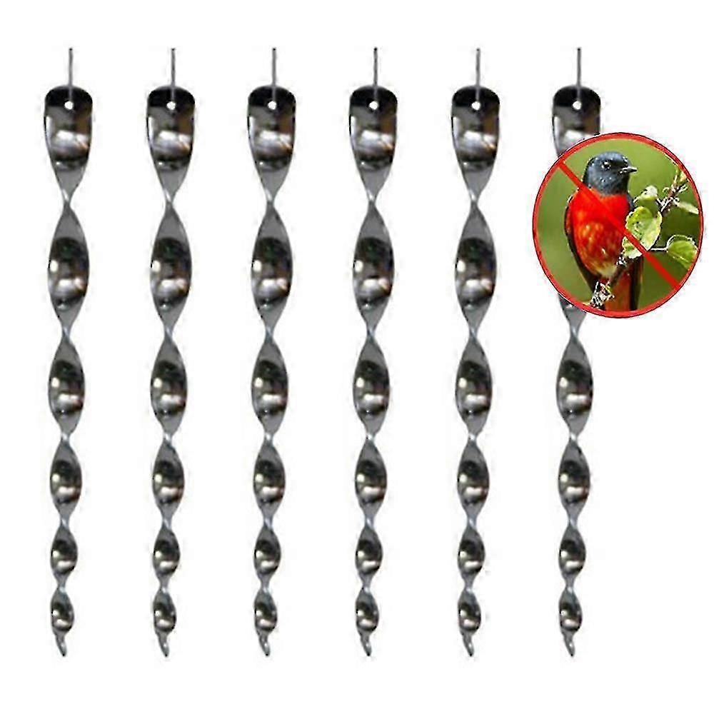 Set Of 6 Bird Scare Rods, Bird Deterrent Devices Control, Woodpecker Deterrent Keep Birds Away Bird Repellent Devices Outdoor-MXBC szsh02