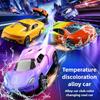 1:64 Color Change Alloy Car Toys for Kids Temperature Sensing Inertial Pull Back Mini Racing Cars Model for Boys Children Gifts