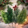 Artificial PE Fake Pine Twigs Christmas Tree Simulation Pine Artificial Pine Branches  Gift