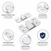 Solid wood bed connection, fixed buckle, stainless steel furniture connection, hardware accessories, photo frame hook