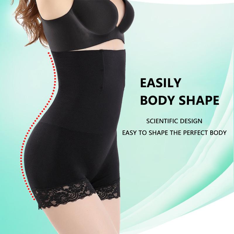 Flarixa Кружевной тренажер для талии с высокой талией, бесшовный корректирующий костюм, формирователь живота, большие размеры, дышащий женский тренажер для талии