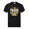 I Am a Proud Daddy – Father’s Day Gift T-shirt Men's Women's Tops Tees | Black Adult Tee | Gift from Kid