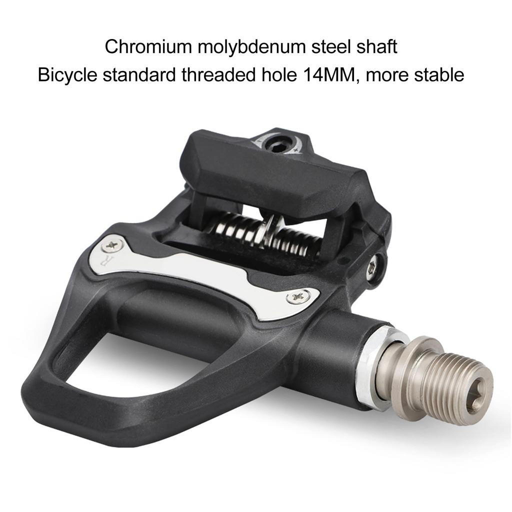Dilwe Road Bike Pedals, Chromoly Axle, Adjustable Tension, Self-Locking, with SPD System