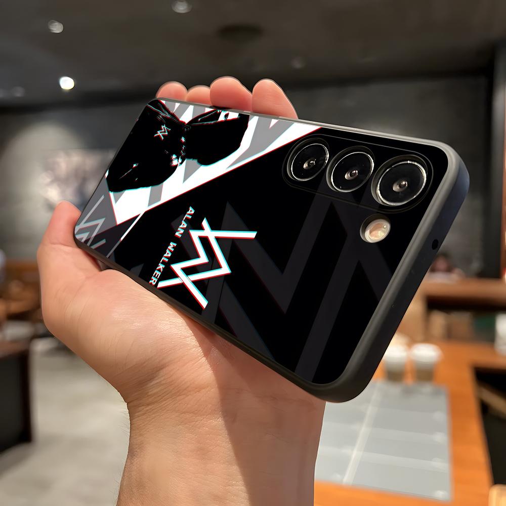 Мировой Хит DJ Алан Уокер Чехол для Телефона Для Samsung A56 A36 A26 A16 A15 A25 A35 A55 A14 A34 A24 A54 Черный Мягкий Чехол