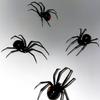 1/2/4/6 шт. Магнитное 3D украшение в виде паука, Страшный реалистичный черный паук, Реквизит для розыгрыша на Хэллоуин, Магнит на гаражную дверь, почтовый ящик, шкафчик, холодильник, Искусственный паук