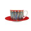 New Style Ceramic Mugs Coffee Cups Creative Retro Fish Decorative Pattern Coffee Cups and Plates