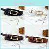 Womens Black Pu Leather Waist Belt With Pin Buckle For Work And Weekend Looks
