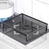 Gas Stove Rack Induction Cooker Bracket Solid Metal Structure Strong Load-bearing Multipurpose Storage Rack