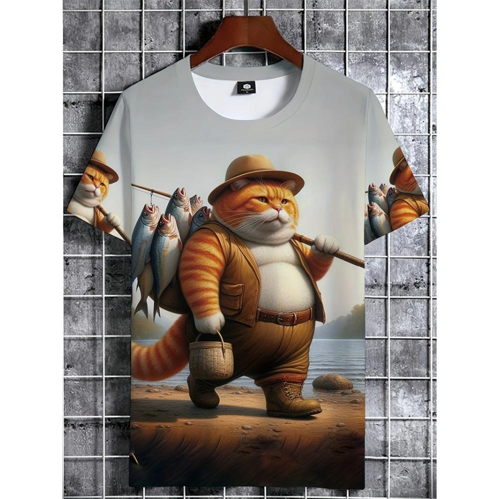Summer Funny T Shirt For Kids Cartoon Animal Print Casual Short Sleeve Y2k T Shirt Boys Tees Top Outdoor Girl Streetwear Clothing