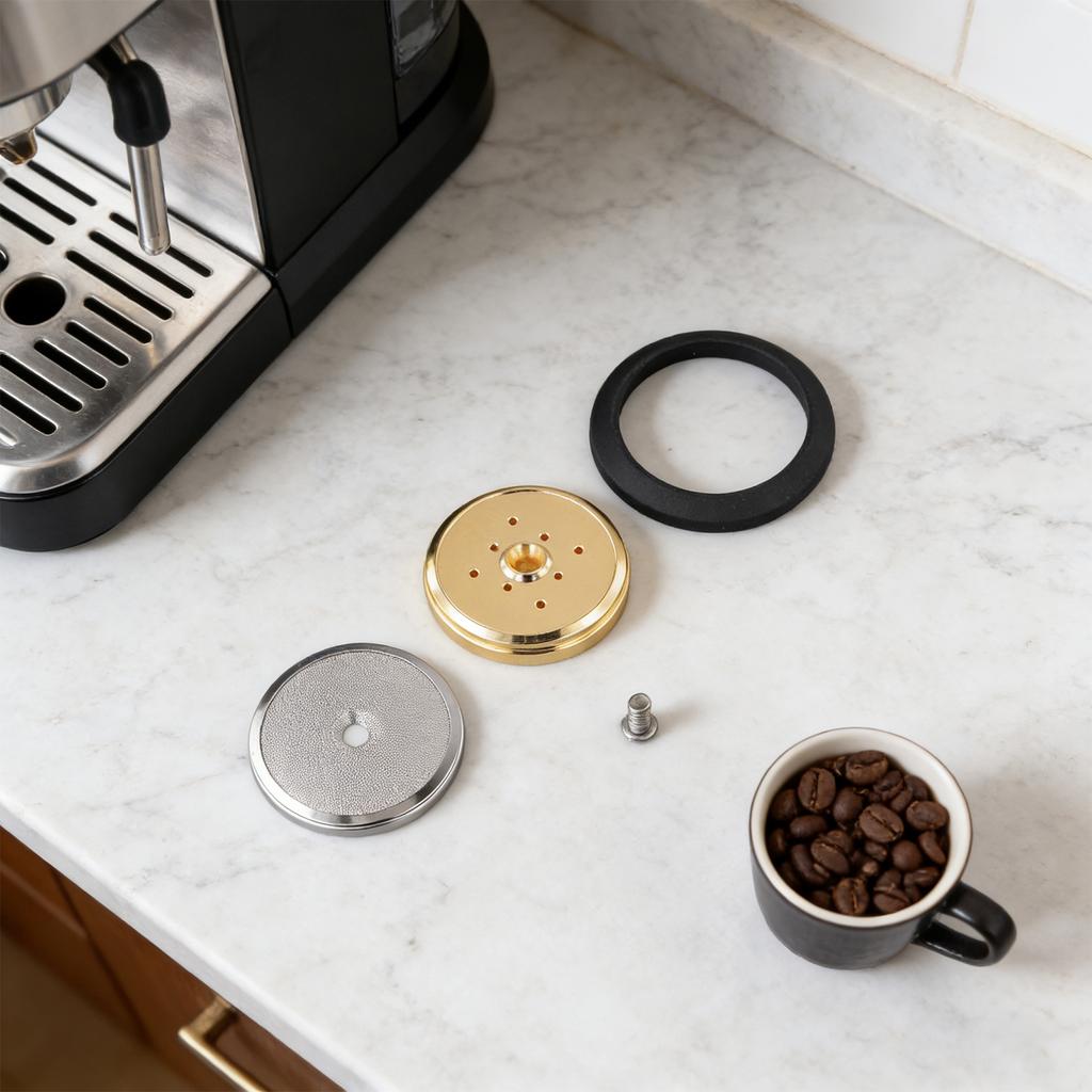 Silicone Gasket Set Coffee Machine Accessories Espresso Preparation Coffee Easy Installation Enhanced Pressure Extraction Design