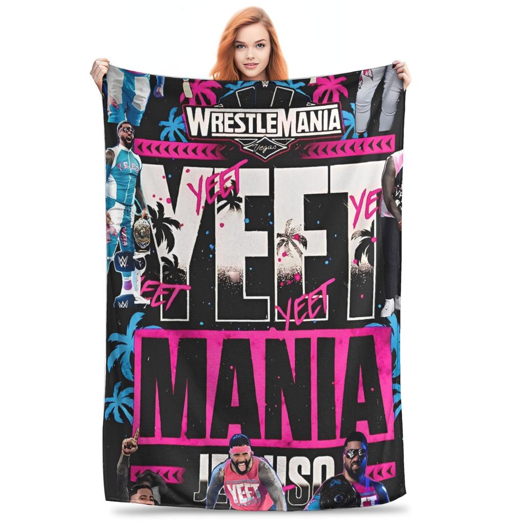 JEY YEET USO Борьба Теплое одеяло Детское плюшевое покрывало Смешное для дивана кресла Фланелевая простыня Покрывало для дивана-кровати