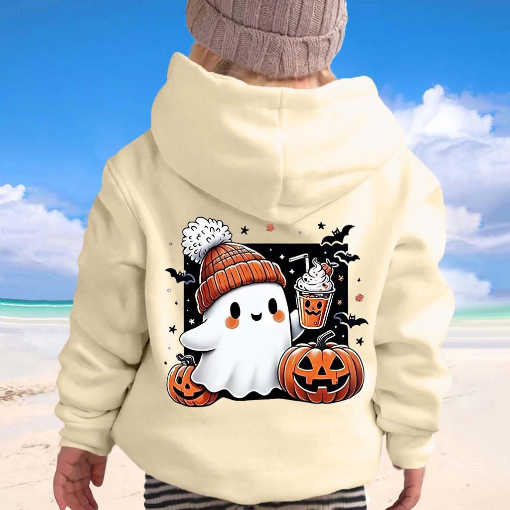 Children's Boys' Fashion Halloween Printed Hoodie Sweatshirt