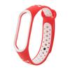Силиконовый ремешок для Xiaomi Mi Band 6 5 4 3, спортивный дышащий браслет Mi Band 6, двухцветный браслет-браслет для Mi Band 6 5, ремешок Mi Band 4 3 Correa