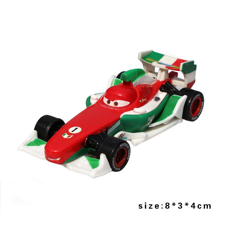 1:55 Дисней Пиксар Тачки Финн Макмисл Личи Майлз Аксельрод Фло Шериф Сержант Гвидо Луиджи металлический игрушечный автомобиль модель детские игрушки