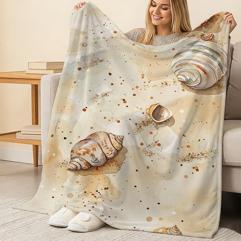 Warm Flannel Throw Blanket: Lightweight, Soft & Plush – Cozy for Sofa, Bedroom, Home Decor, Ideal for Halloween, Christmas