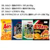 Assortment of Potato Chips 15 Types PSJ Variety BOX Types of Potato Chips Big Size 8 Types of Regular Size Thank You Persimmon Calbee Snacks Bag