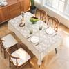 French Retro Lace Tablecloth Cover Towel Rectangular Dining Table Fabric Long Table Square Table Tulip Embroidered Tablecloth