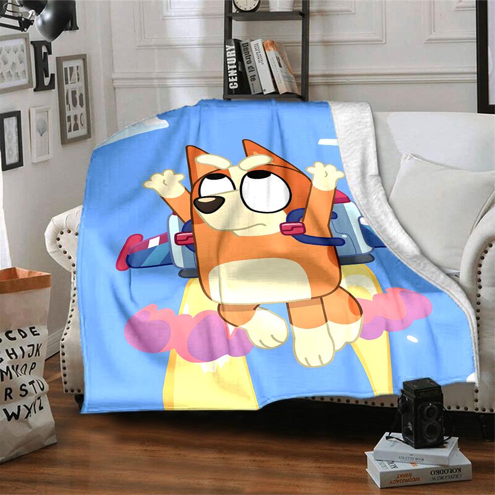 1pc B-Blucy Blanket, Gift, for Men and Women, Soft Blanket, Good for Sofa Bed Couch Travel, Lightweight Flannel Blanket
