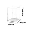 1 шт. Прозрачный акриловый дисплейный ящик для хранения, пылезащитный дисплейный шкаф, настольное хранилище, домашнее хранилище