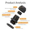 PG Cable Gland,Black Plastic Nylon Cable Connector,IP68 Waterproof Wire Glands Connector Fitting,PG7-PG19 Cable Gland,Simple Installation