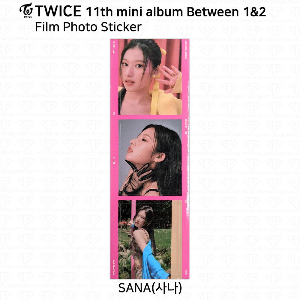 Twice 11-й мини-альбом между 1 и 2 Sana, фотокарточка, открытка, наклейка Polaroid POB