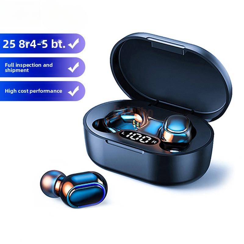 Digital Display Mini TWS Wireless Bluetooth Earbuds In-Ear Unisex Macaron Earphones Sports Waterproof