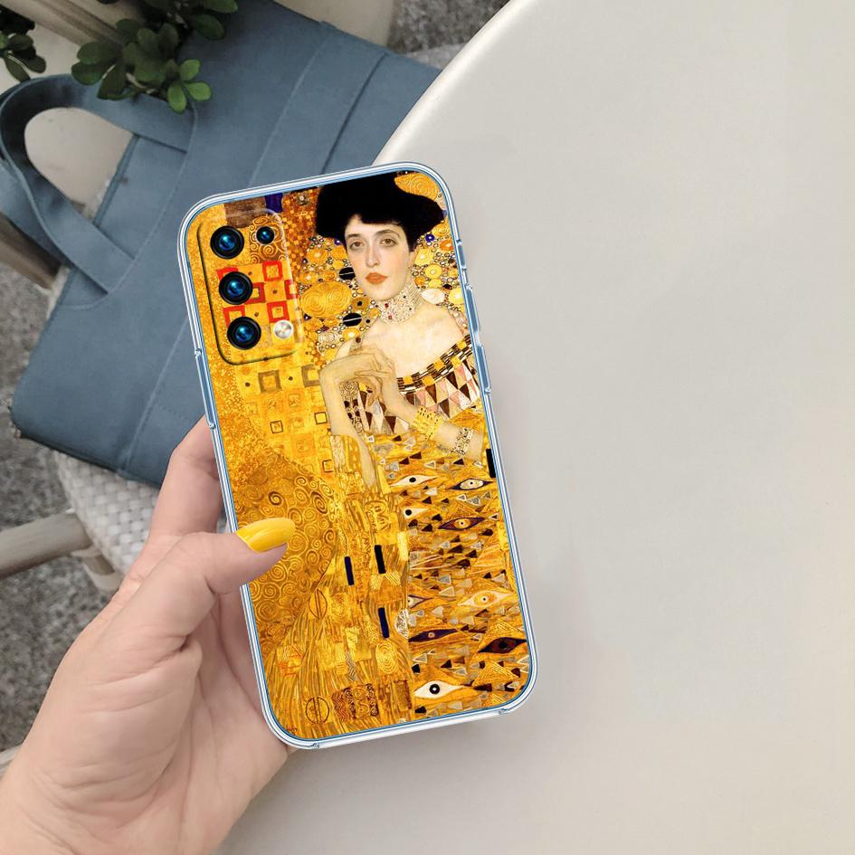 MY14 Чехол для телефона Густав Климт Прозрачный для Motorola Moto G40 G04 G05 One Ace Action Fusion + Plus Hyper Macro Vision Zoom