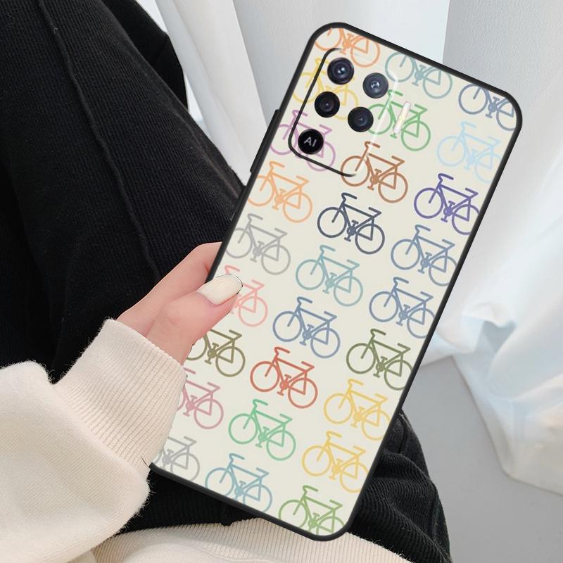 Mountain Bikes Cycling Case For Oppo A40 A60 A80 A5 Pro A15 A16 A17 A57 A77 A94 A74 A54 A76 A96 A18 A38 A58 A78 A98