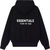 Fear of God Essentials Классическая толстовка Винтажная черная Мужские топы 192AS252061F