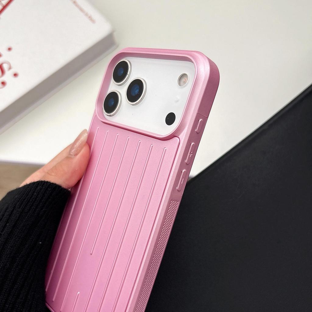 Ударопрочный чехол с металлической полосой для iPhone 13/14/15 Pro Max и 16/17.
