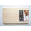Ichihara Woodworks Wooden Cutting Board, "Kufujin" (Wood Lady), Natural Wood, Wide, 39 x 23 x 1.4 cm, Made in Japan