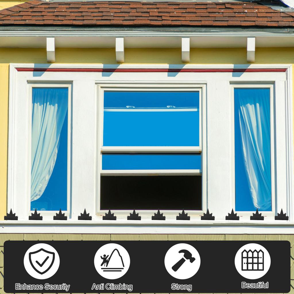 Wall Security Spikes Fence Bird Defender Anti Theft Spikes Multifunctional Outdoor Fence Bird Spikes Garden Protection Tools