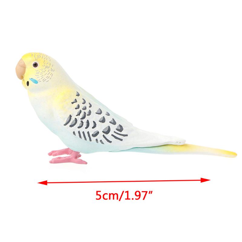 Cute Small Parrot Bird Simulation Model House Office Desk Decoration Ornaments