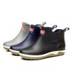 Fashion New Men's Rubber Boots Waterproof Non-slip Fashion Rain Shoes Men Winter Warm Rain Boots Fishing Booties Slip On Work Galoshes