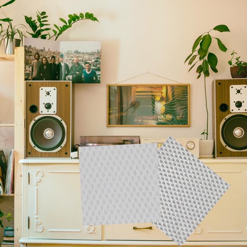 Mesh Cloth for Speaker Acoustic Sound Box Protective Stereo Gille Fabric Home Radio Equipment Breathable Dustproof