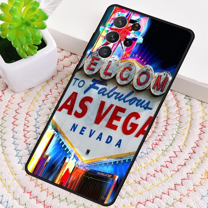 Las Vegas Nevada Gamble Silicone Phone Case For Samsung Galaxy note 10 pro S26 S25 S24 S23 S22 S21 Plus S25Ultra Capa Cover