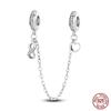 100% 925 Silver Fantasy Flying Dragon Mysterious Butterfly Charms Pendants Fit Qikaola Original Bracelets DIY Jewelry