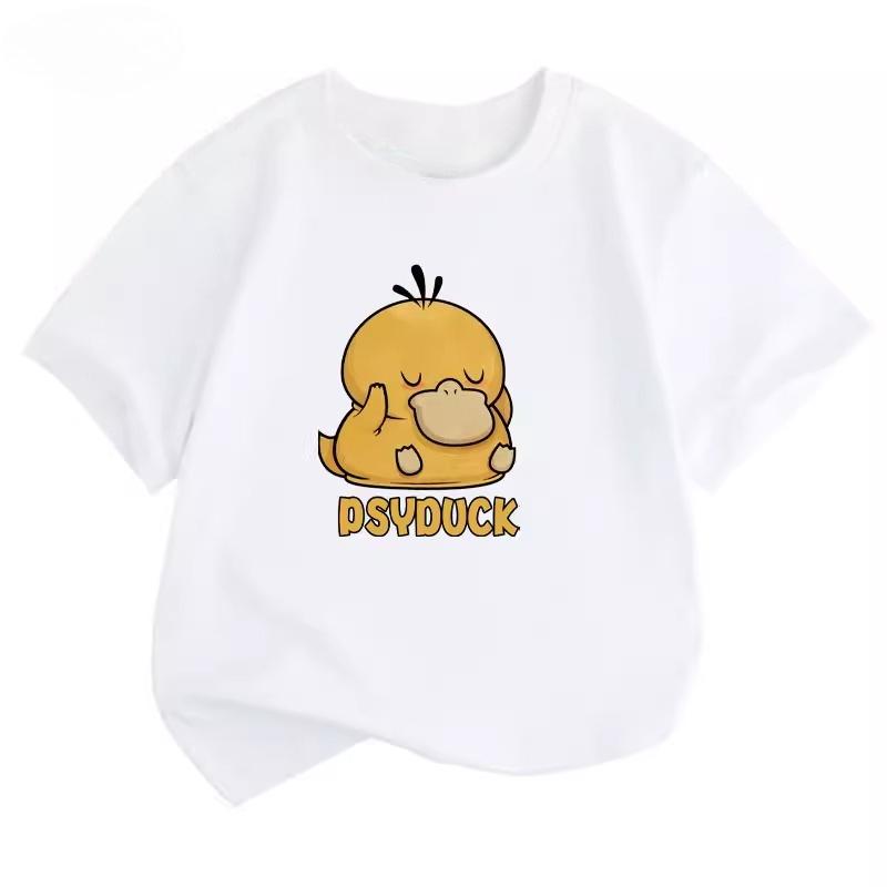 Potdemiel Summer New Pikachu Kids 100 Cotton TShirt Comfortable and Breathable Suitable for Boys and Girls