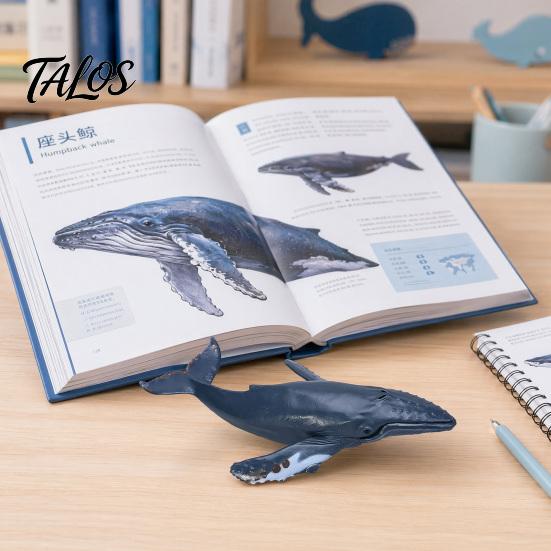 Toddlers Shark Toy Simulated Marine Life Model, Realistic Whale Dolphin Figurine, PVC Sea Animal Model Educational for Boys Girls