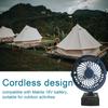 5inch 3 Leaves Fan Desktop Lithium Air Fan Practical Cordless Cooling Device Home Appliances