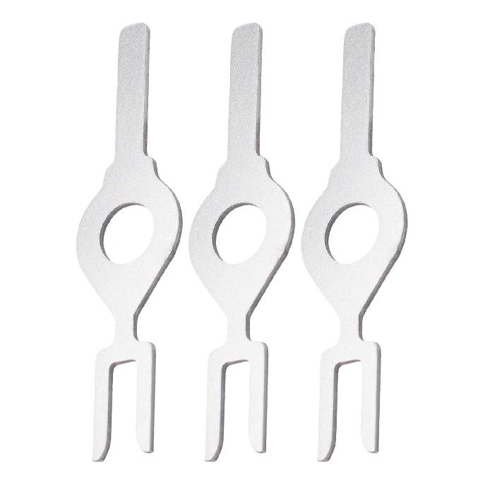 (3PCS) HBL1209 Wall Switch Fork Key for Hubbell Kellems Wall Switch, Standard Locking Switch, Commercial Wall Switch - #1209 Tamper Proof Electrical