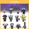 6pcs Skibidi Toilet Character Assembling Building Blocks Toys Children Gift