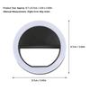 Round Shape Ring Fill Light Adjustable Brightness Selfie Ring Light  Live Broadcast