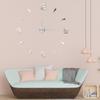 Creative Luminous Silent Clock, Diy Wall Clock for Living Room and Bedroom, No Need for Drilling, Acrylic Wall Sticker Clock