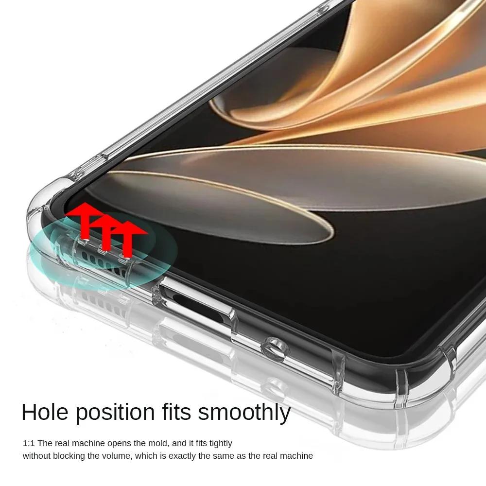 Shockproof Airbag TPU Case for VIVO V30 V29E V27E V29 V27 5G Pro Plus Transparent Ultra Thin Clear Full Protection Cover